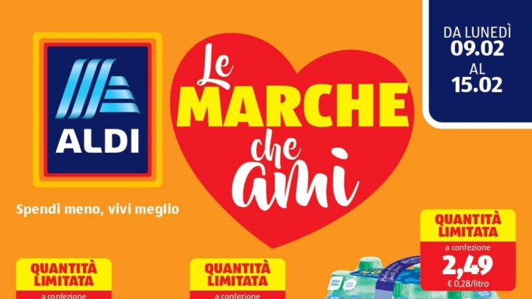 Volantino Aldi dal 9 febbraio 2026