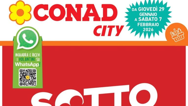 Volantino Conad City dal 29 gennaio 2026