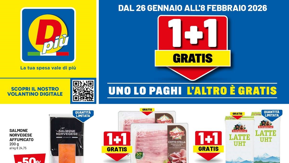 Volantino DPiù dal 26 gennaio 2026
