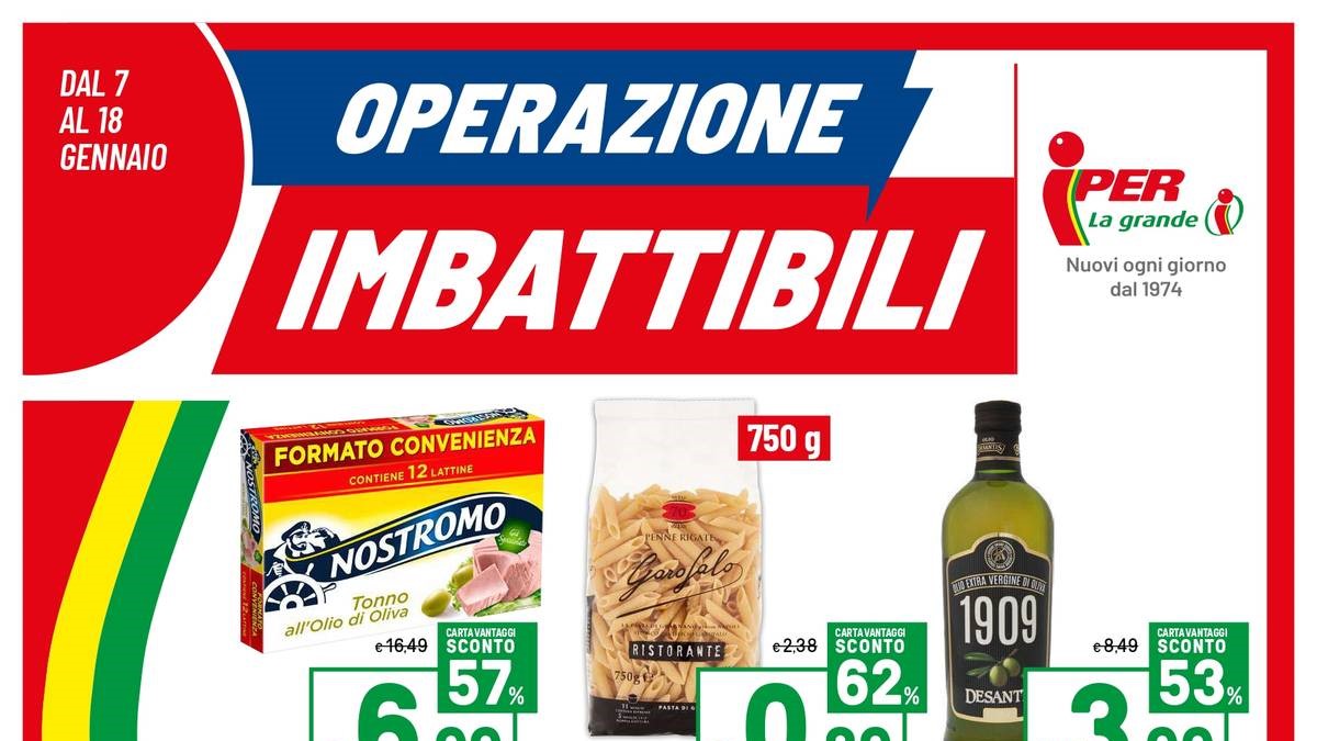 Volantino Iper dal 7 gennaio 2026