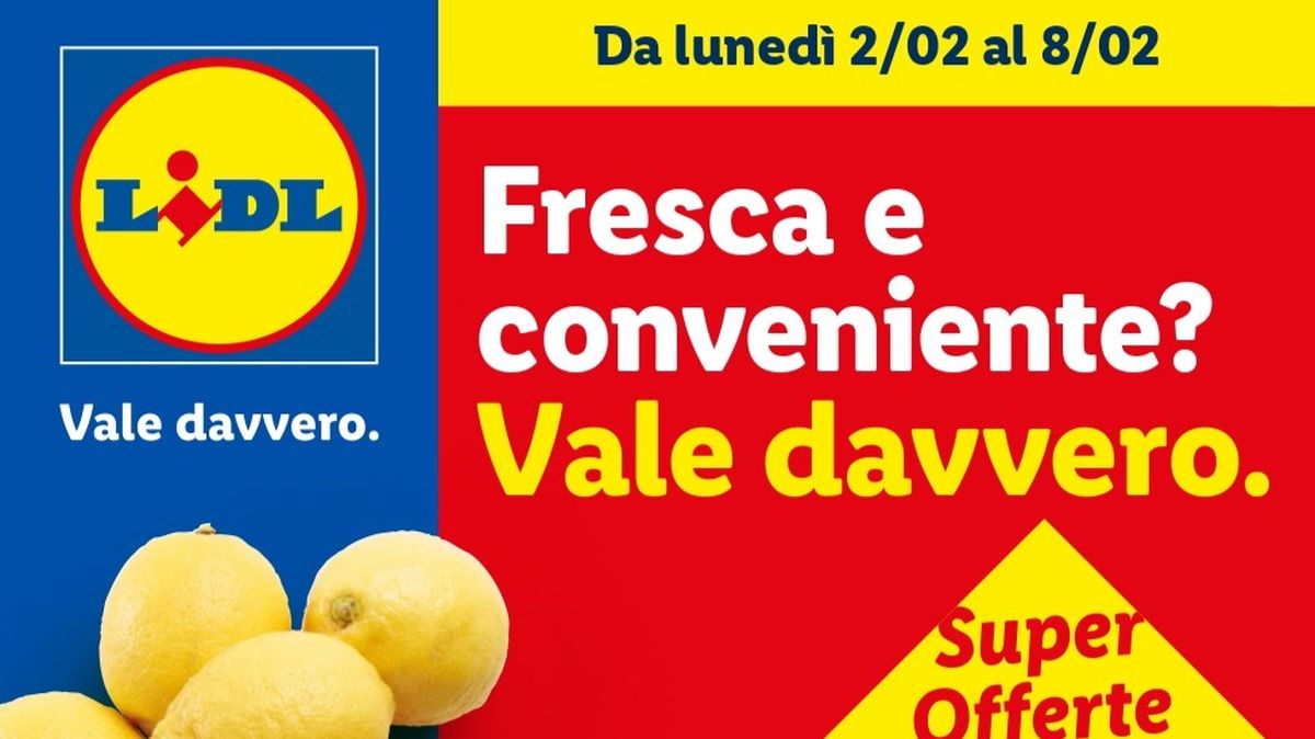 Volantino Lidl Frutta e Verdura dal 2 febbraio 2026