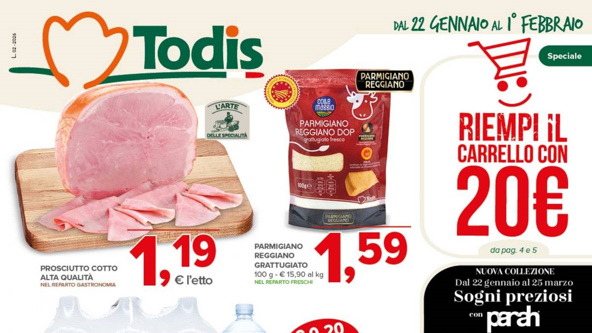 Volantino Todis dal 22 gennaio 2026