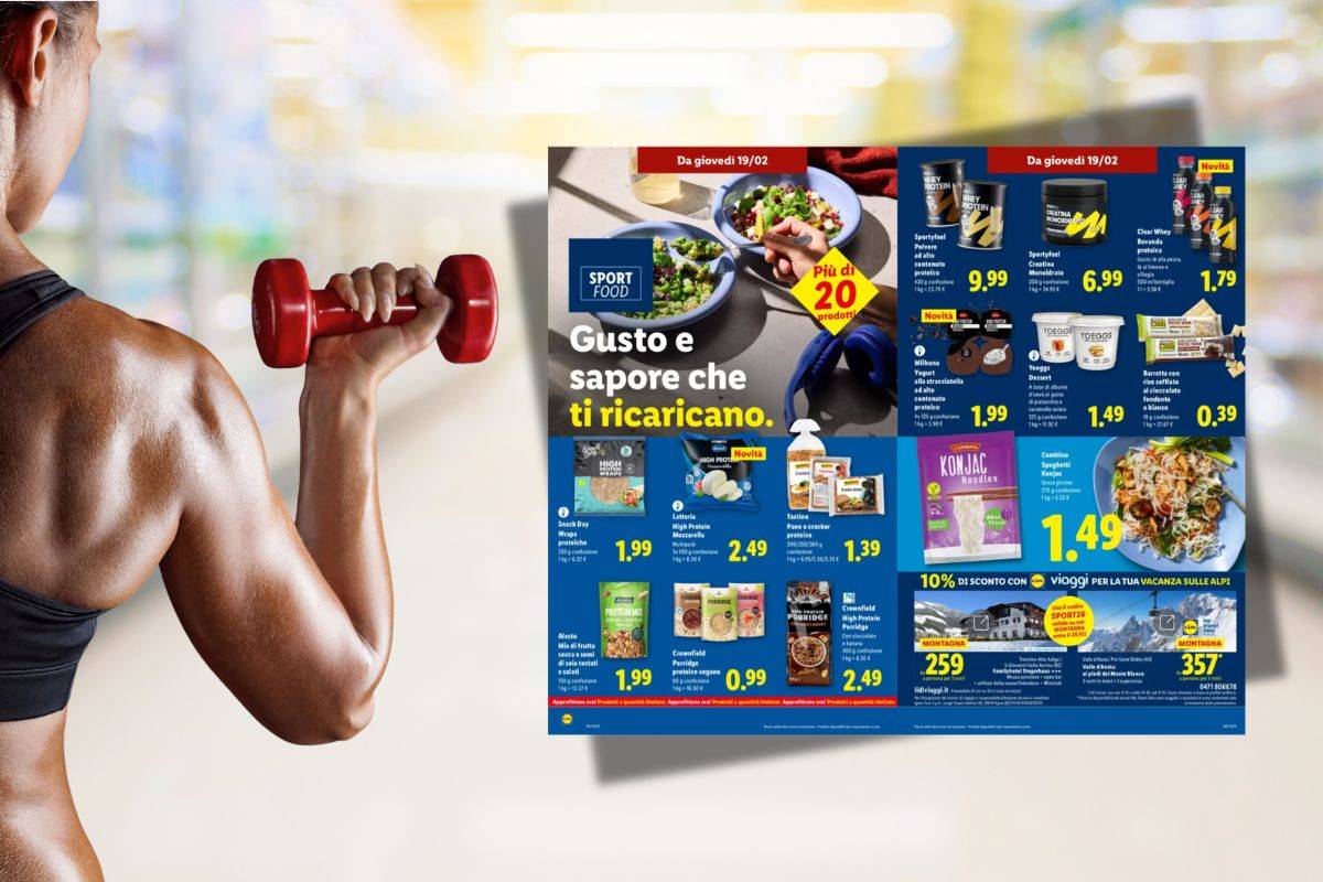 Lidl Sport Food 19 febbraio 2026, perché i prodotti “high protein” ci sembrano sempre più salutari