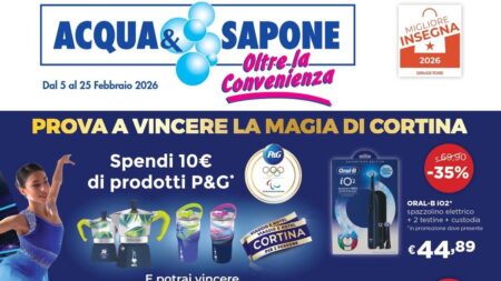 Volantino Acqua e Sapone dal 5 febbraio 2026