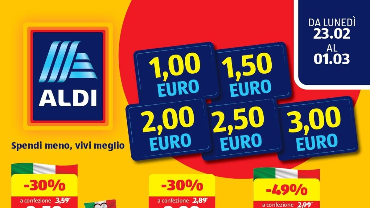 Volantino Aldi dal 23 febbraio 2026