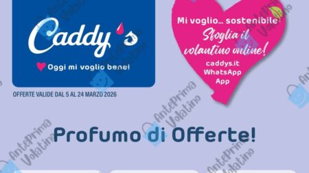 Volantino Caddy’s dal 5 marzo 2026