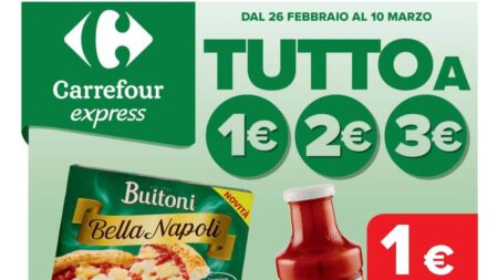 Volantino Carrefour Express dal 26 febbraio 2026