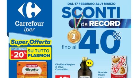 Volantino Carrefour Iper dal 17 febbraio 2026