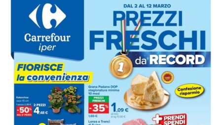 Volantino Carrefour Iper dal 2 marzo 2026