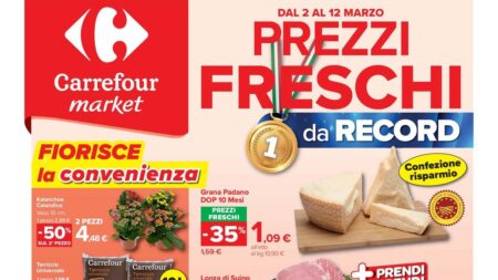 Volantino Carrefour Market dal 2 marzo 2026