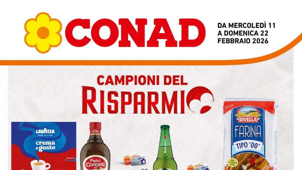 Volantino Conad Campania dal 11 febbraio 2026