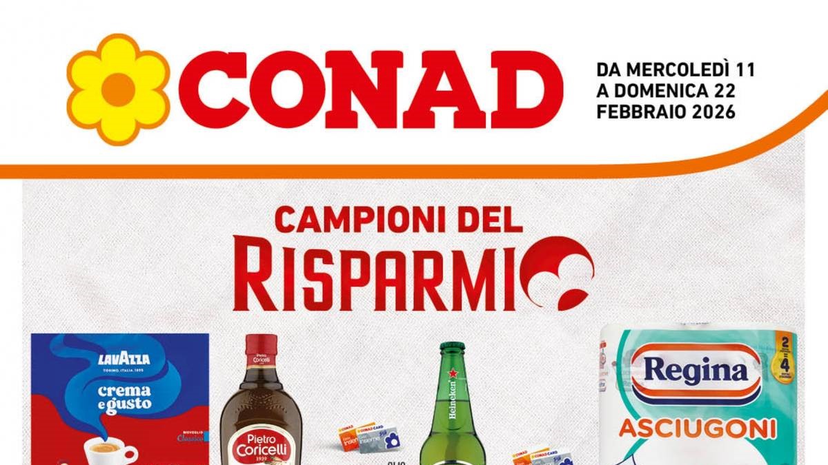 Volantino Conad Lazio dal 11 febbraio 2026