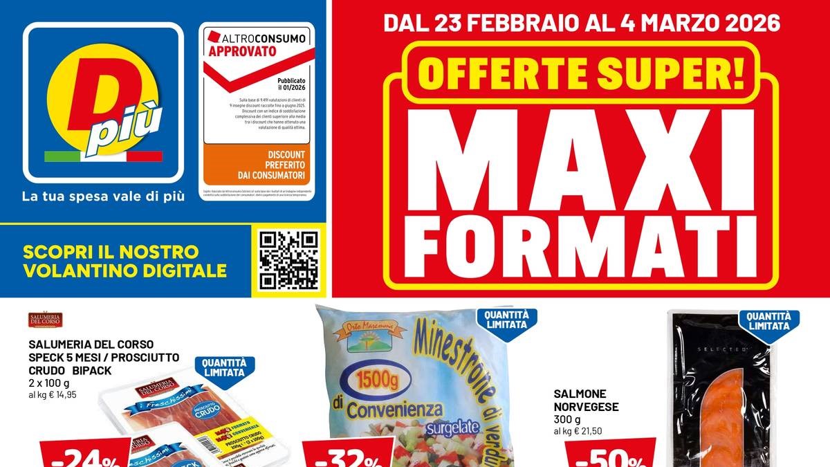 Volantino DPiù dal 23 febbraio 2026