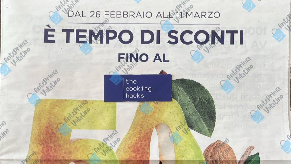 Volantino Esselunga dal 26 febbraio 2026