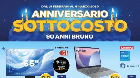 Volantino Euronics Bruno Anniversario dal 19 febbraio 2026