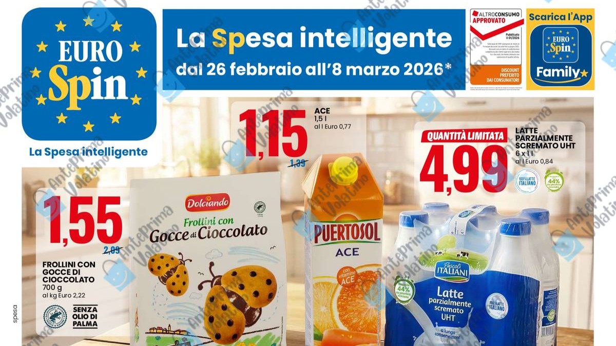 Volantino Eurospin dal 26 febbraio 2026