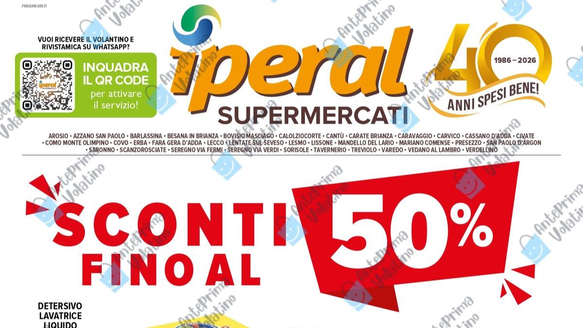 Volantino Iperal dal 18 febbraio 2026