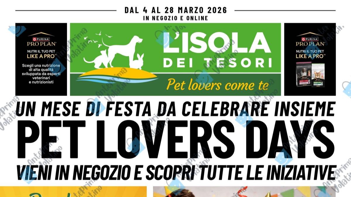 Volantino Isola dei Tesori Marzo 2026