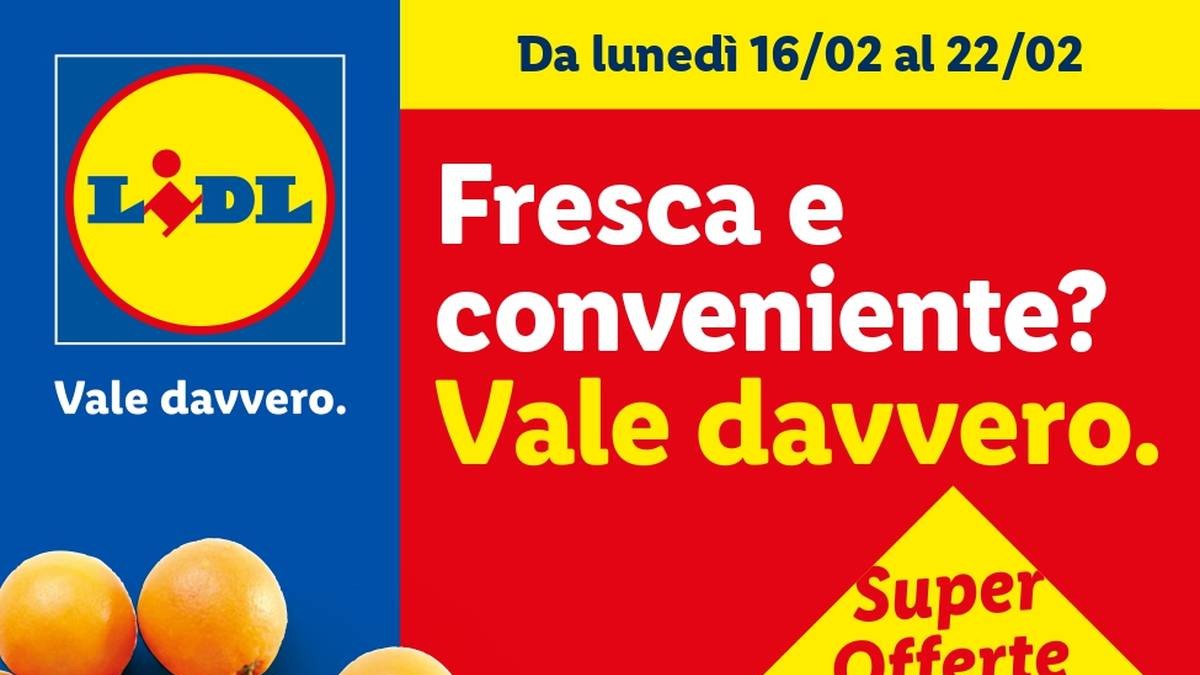 Volantino Lidl Frutta e Verdura dal 16 febbraio 2026