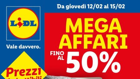 Volantino Lidl Mega Affari dal 12 febbraio 2026