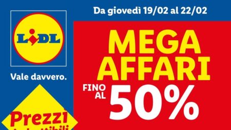 Volantino Lidl Mega Affari dal 19 febbraio 2026