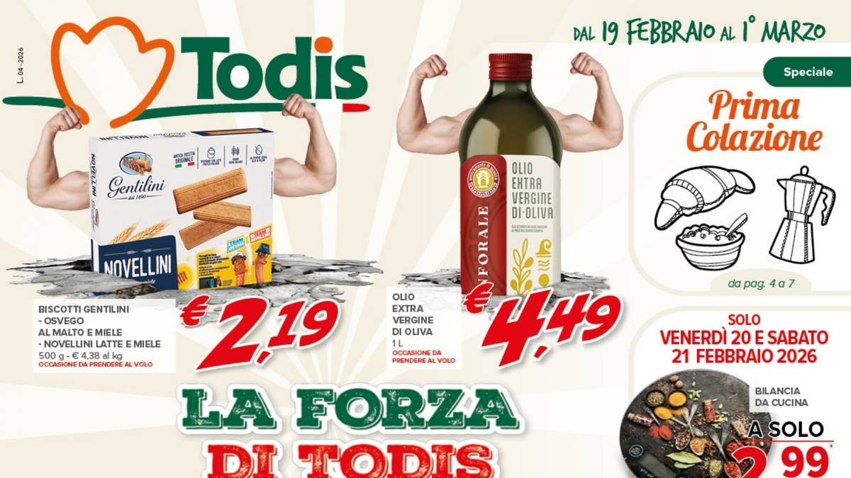 Volantino Todis dal 19 febbraio 2026