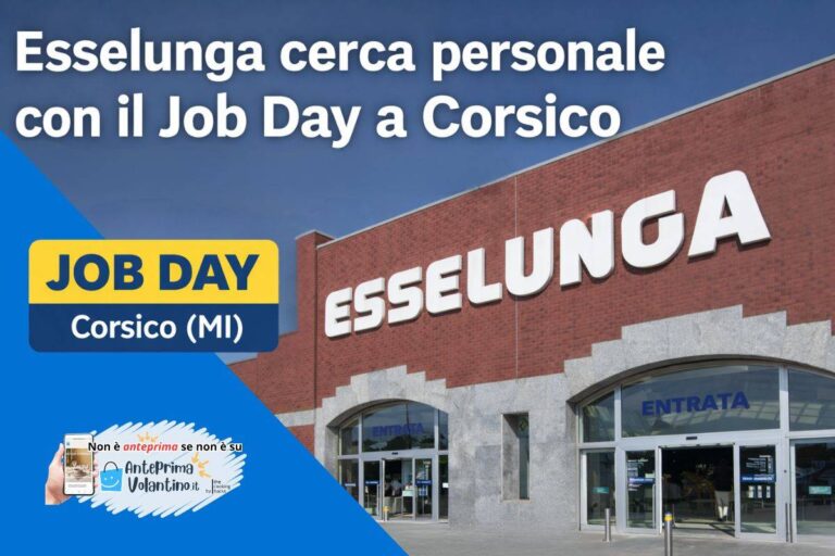 Esselunga Job Day Corsico, selezioni aperte per lavorare nei supermercati