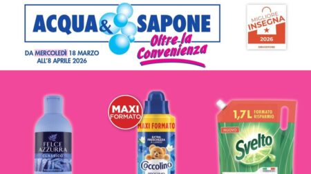 Volantino Acqua e Sapone dal 18 marzo 2026