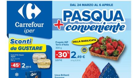 Volantino Carrefour Iper dal 24 marzo 2026