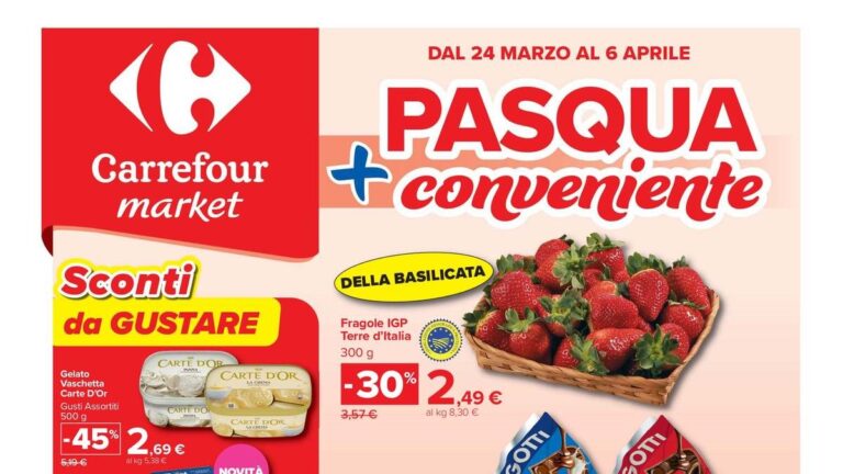 Volantino Carrefour Market dal 24 marzo 2026