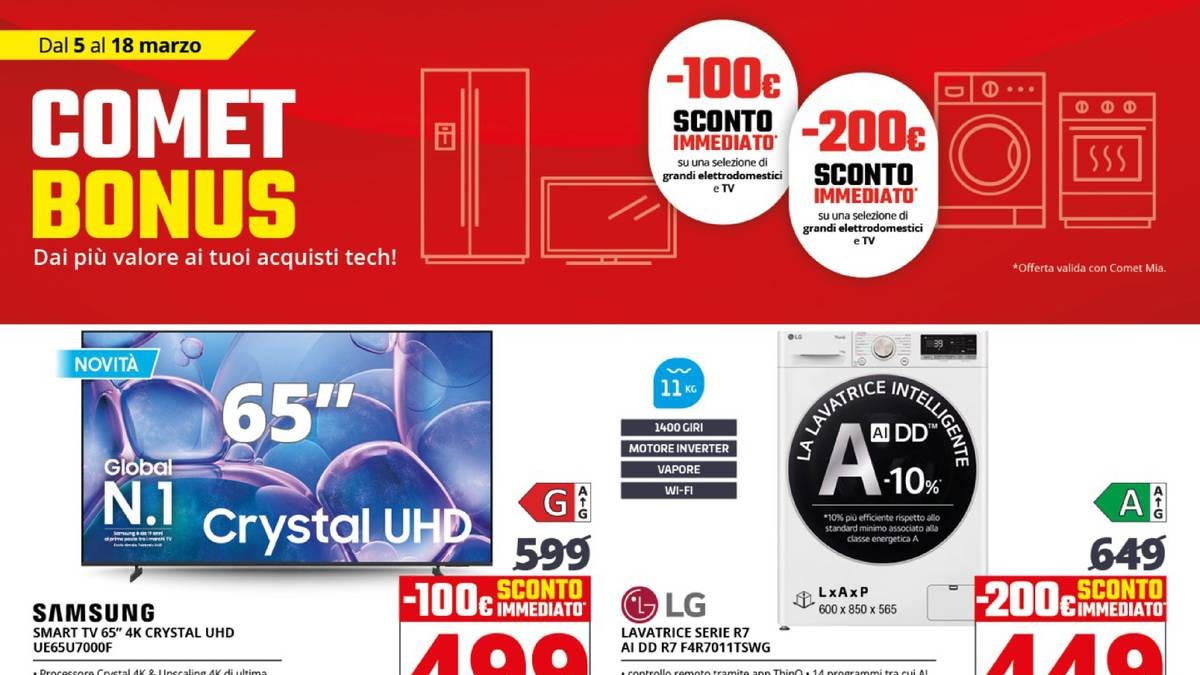 Volantino Comet dal 5 marzo 2026