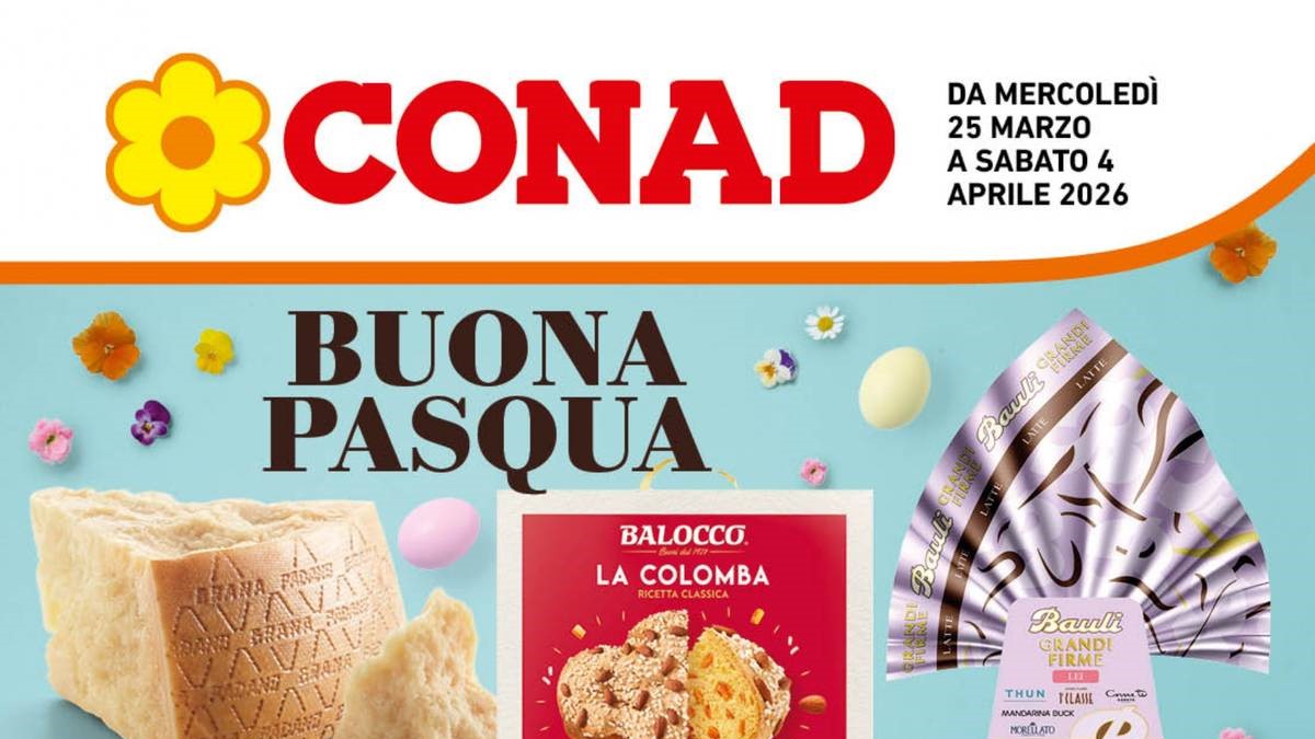 Volantino Conad Campania dal 25 marzo 2026
