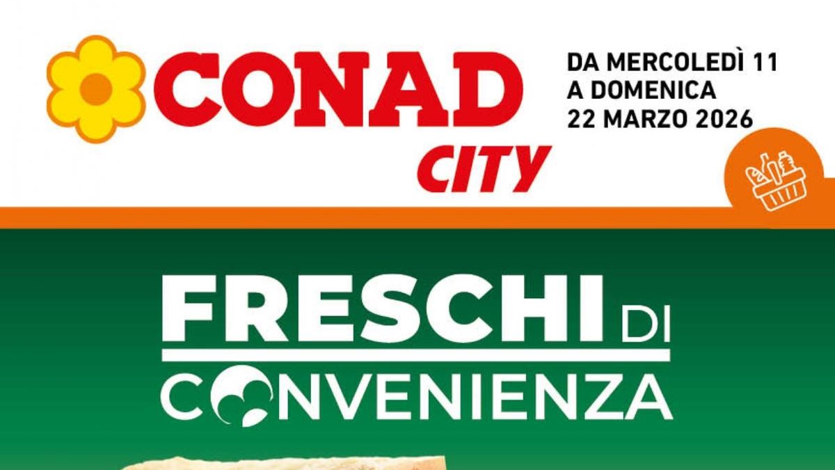 Volantino Conad City Campania dal 11 marzo 2026