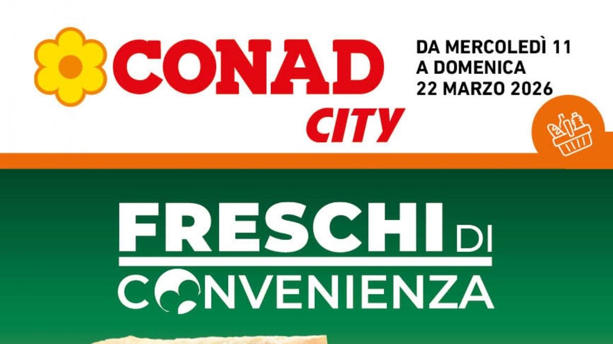 Volantino Conad City Lazio dal 11 marzo 2026
