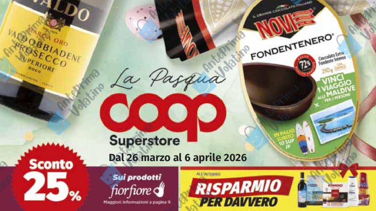 Volantino Coop dal 26 marzo 2026