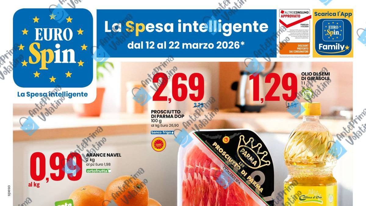 Volantino Eurospin dal 12 marzo 2026