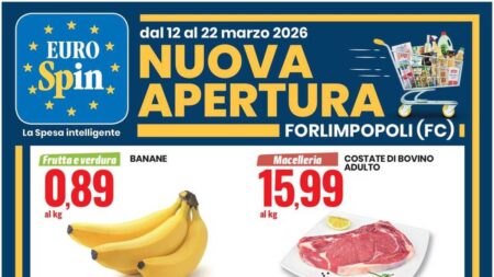 Volantino Eurospin Nuova Apertura Forlimpopoli dal 12 marzo 2026