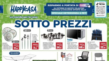 Volantino Happy Casa dal 25 marzo 2026