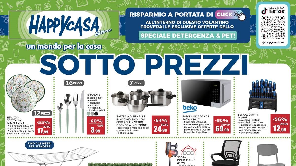 Volantino Happy Casa dal 25 marzo 2026