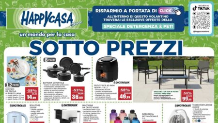 Volantino Happy Casa dal 4 marzo 2026