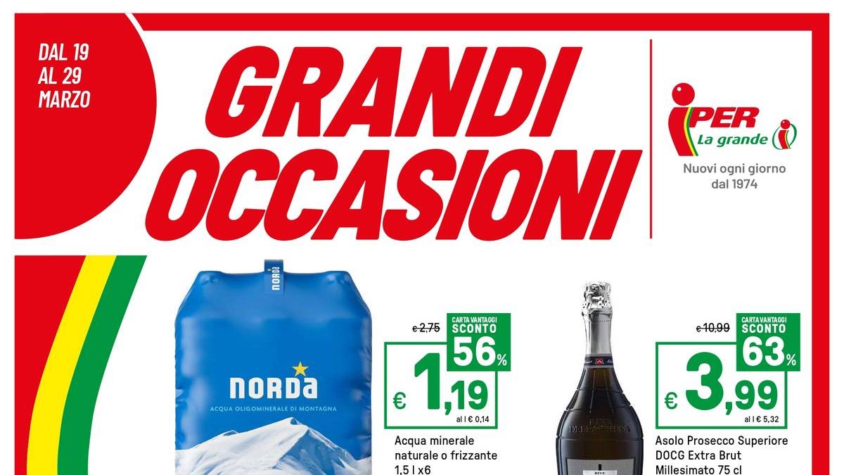 Volantino Iper la Grande I dal 19 marzo 2026