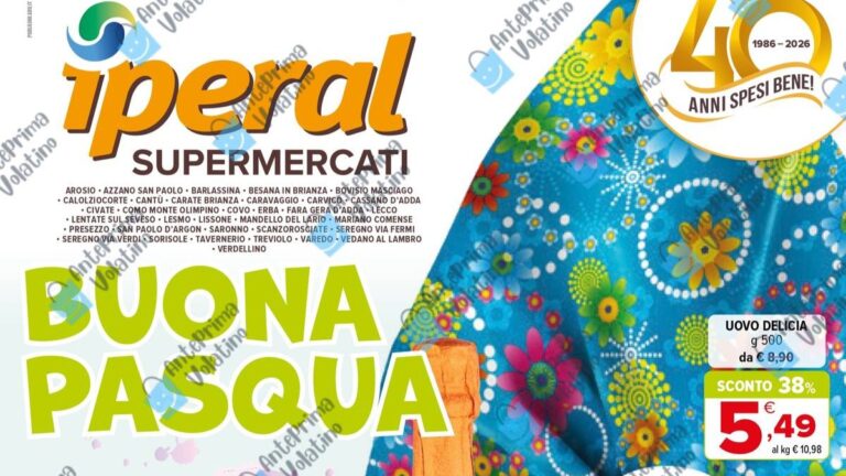 Volantino Iperal dal 25 marzo 2026