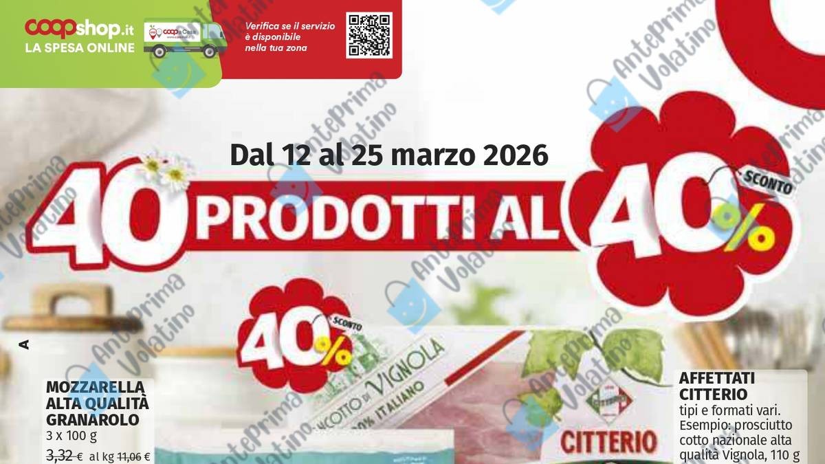 Volantino Ipercoop dal 12 marzo 2026