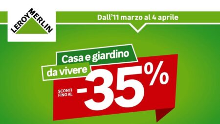Volantino Leroy Merlin dal 11 marzo 2026