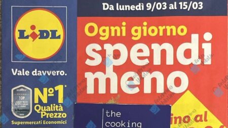 Volantino Lidl dal 9 marzo 2026