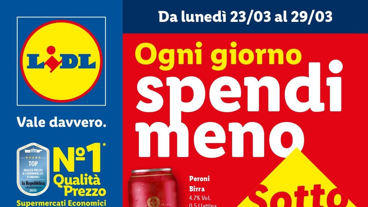 Volantino Lidl digitale dal 23 marzo 2026