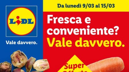 Volantino Lidl Frutta e Verdura dal 9 marzo 2026