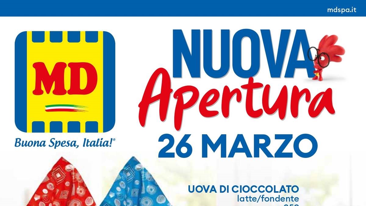 Volantino MD Nuova Apertura San Cesario dal 26 marzo 2026