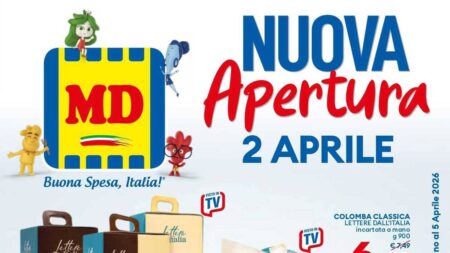 Volantino MD Nuova apertura Sellia Marina dal 2 aprile 2026
