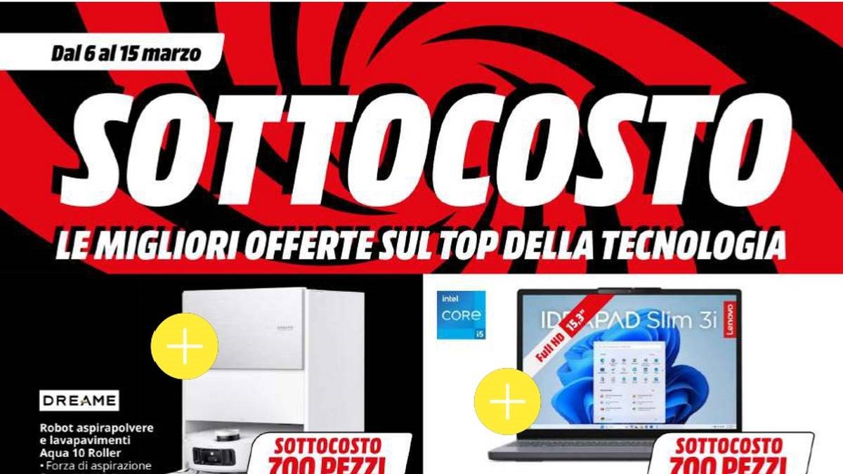 Volantino MediaWorld fino al 15 marzo 2026